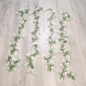 White Floral Garland
